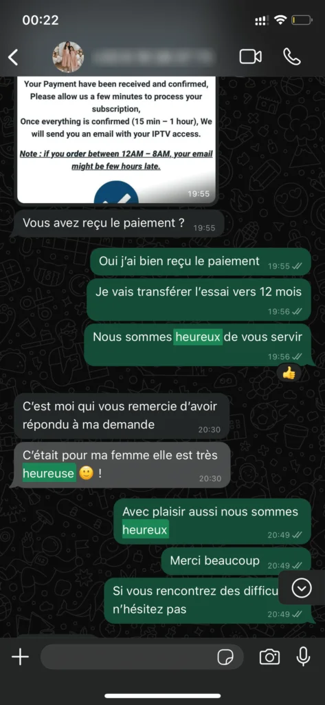 abonnement iptv